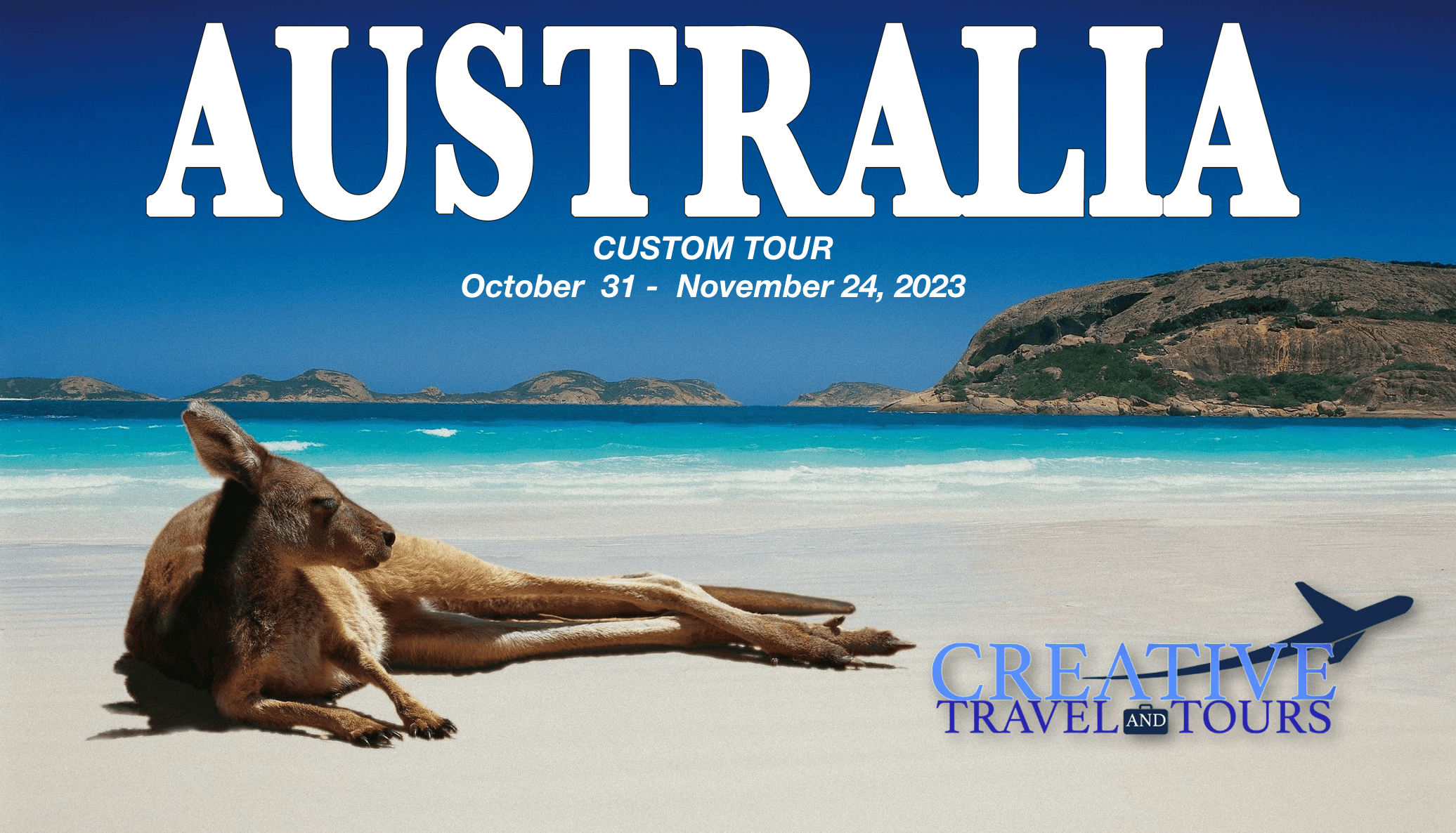 Australia Custom tour presentation - background banner